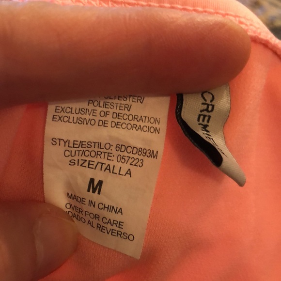 CREMIEUX 3 piece bikini pink/coral/peach M/L/XL 😍 - Picture 14 of 14